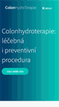 Mobile Screenshot of colon-hydro-terapie.cz